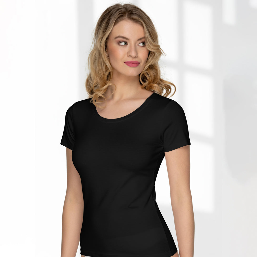 بدي نسائي - قبة مدورة - نص كم